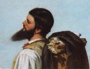 Gustave Courbet Detail of encounter Germany oil painting artist